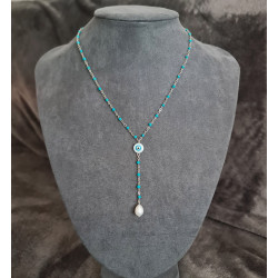 Collier chapelet "Véyé Zié"