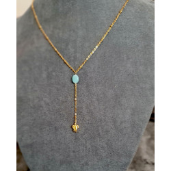 Collier Amazonite Tortue