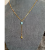 Collier Amazonite Tortue